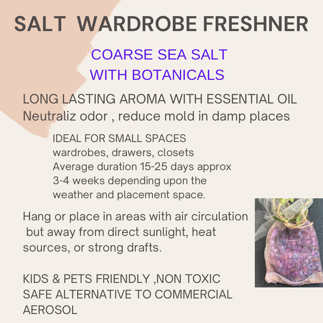 WARDROBE COARSE SALT FRESHNER (Lavender)